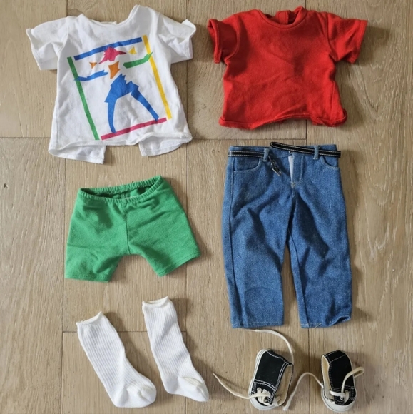 **SOLD** AMERICAN GIRL DOLL Clothing & Accessories roller blades helmet robe - Picture 5 of 12